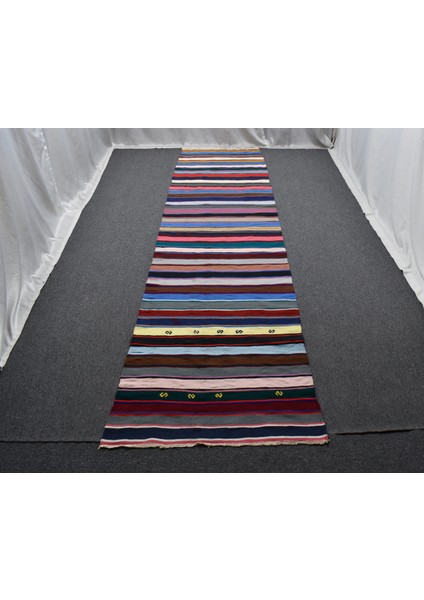 Yeni El Dokuma Otantik Bukleli Pamuklu Yolluk Kilim 6289 fiyatları