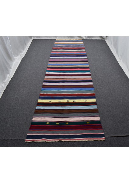 Yeni El Dokuma Otantik Bukleli Pamuklu Yolluk Kilim 6289 fırsatları