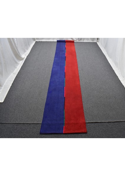 El Dokuma Benzersiz Dekorluk Devasa Kuşak Yolluk Yörük Yün Kilim 6283 fırsatları