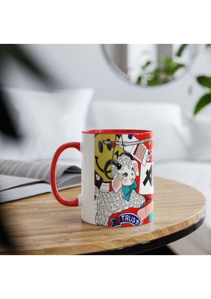 Koç Burcu Baskılı Kupa