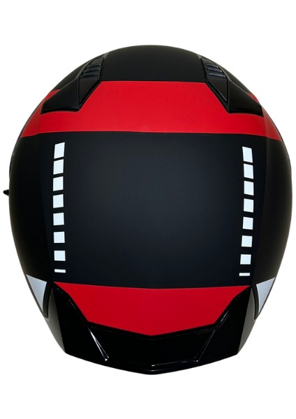 Jk Kask Yarım, Vizörlü Mat Siyah Kırmızı L modelleri
