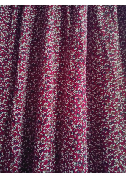 Beli Lastikli Desenli Viskon Basma Kumaş Maxi Boy Anne Etek 36-48BEDEN modelleri