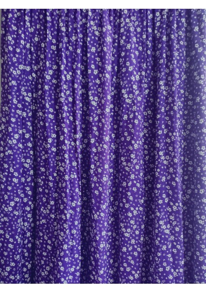 Beli Lastikli Desenli Viskon Basma Kumaş Maxi Boy Anne Etek 36-48BEDEN modelleri