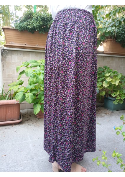 Beli Lastikli Desenli Penye Kumaş Maxi Boy Anne Etek %100 PAMUK38BEDEN 100KG modelleri