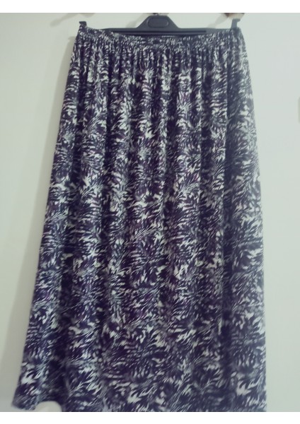 Beli Lastikli Desenli Penye Kumaş Maxi Boy Anne Etek %100 PAMUK38BEDEN 100KG