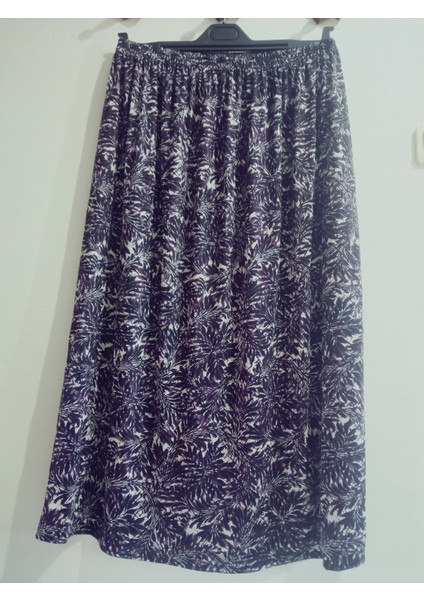 Beli Lastikli Desenli Penye Kumaş Maxi Boy Anne Etek %100 PAMUK38BEDEN 100KG fırsatları