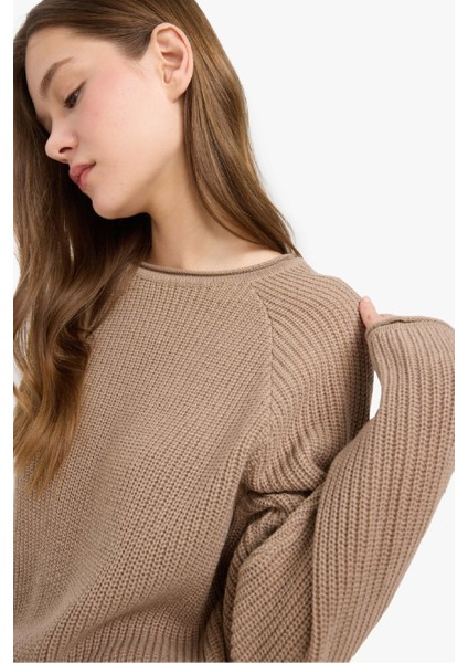 Coool Regular Fit Bisiklet Yaka Triko Kazak L2567AZ25WN indirimleri