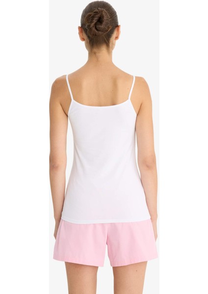 Regular Fit Pamuklu Atlet-Fall in Love M6858AZ25AU