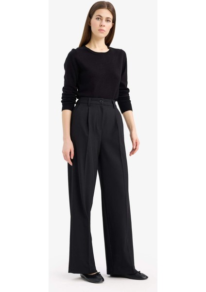 Regular Fit Bisiklet Yaka Triko Kazak F7091AZ25WN fiyatları