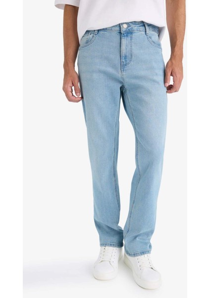 Sergio Regular Fit Normal Kalıp Normal Bel Boru Paça Jean Pantolon F2979AX25AU fırsatları