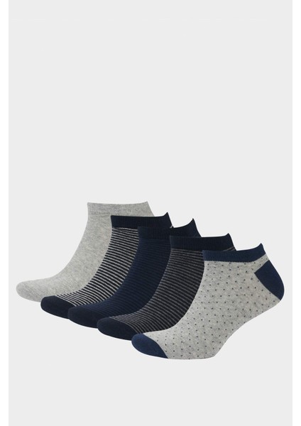 Erkek 5'li Pamuklu Patik Çorap F5278AXNS