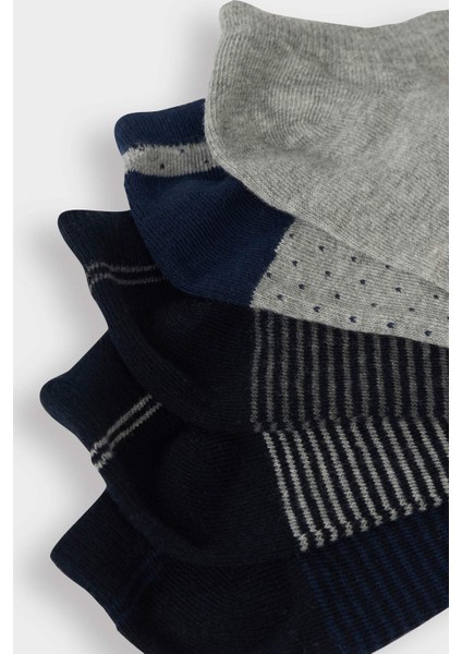 Erkek 5'li Pamuklu Patik Çorap F5278AXNS