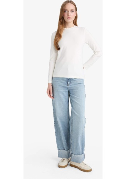 Slim Fit Dar Kesim Yarım Balıkçı Yaka Uzun Kollu Tunik F9610AX25AU fiyatları