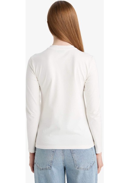 Slim Fit Dar Kesim Yarım Balıkçı Yaka Uzun Kollu Tunik F9610AX25AU