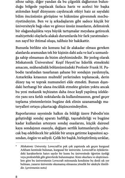 Çılgınlığın Dağlarında - Howard Phillips Lovecraf indirimleri