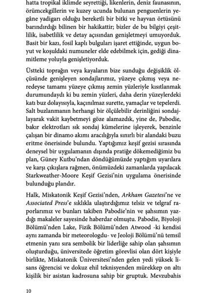 Çılgınlığın Dağlarında - Howard Phillips Lovecraf