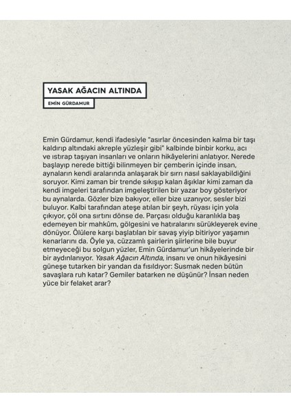 Yasak Ağacın Altında - Emin Gürdamur fiyatları