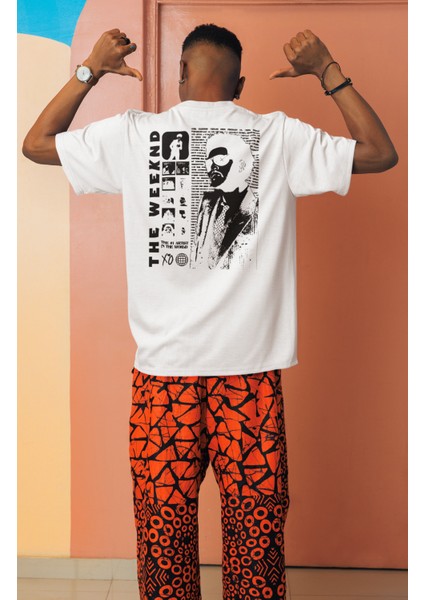 The Weeknd Xo Sırt Baskılı Erkek-Kadın T-Shirt modelleri