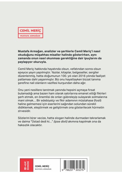 Cemil Meriç - Mustafa Armağan fiyatları