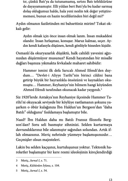 Cemil Meriç - Mustafa Armağan