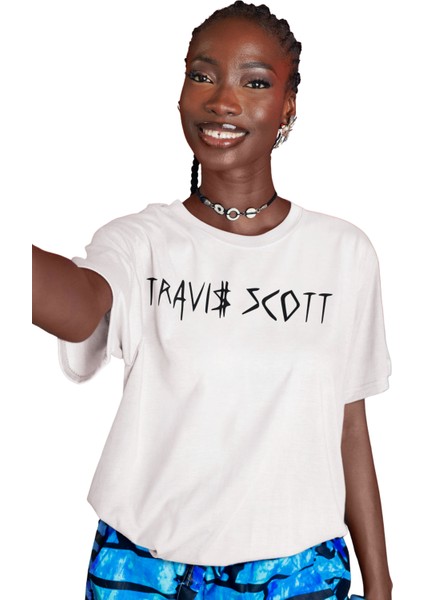 Travis Scott Sırt Baskılı Tişört, Erkek-Kadın Rap Baskılı T-Shirt fiyatları