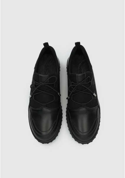 Siyah Deri Kadın Ayakkabı indirimleri