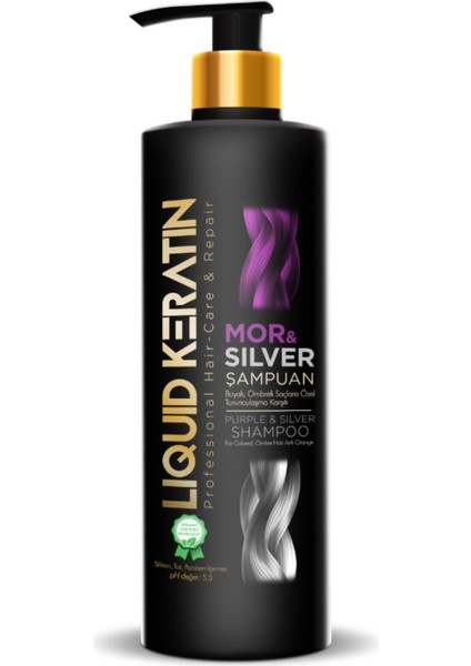 Keratinli Mor & Silver Saç Bakım Şampuanı
