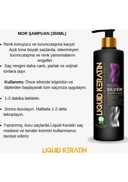 Keratinli Mor & Silver Saç Bakım Şampuanı fiyatları