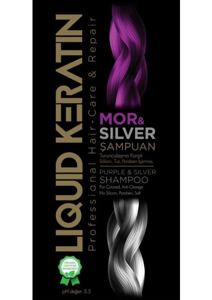 Keratinli Mor & Silver Saç Bakım Şampuanı modelleri