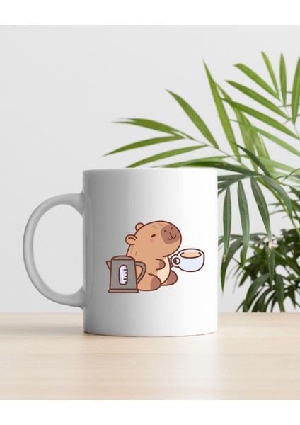Capybara Baskılı Kupa Bardak