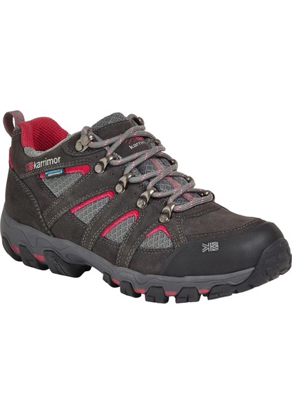 Bodmin Low 5 Ladies Weathertite Dark Grey/cochineal