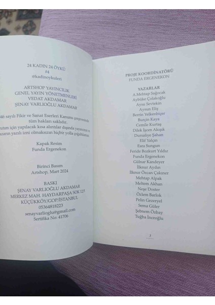 24 Kadın 24 Oyku Funda Ergenekon 2024 Basim 208 Sayfa Cok Temiz Kondisyonda fırsatları