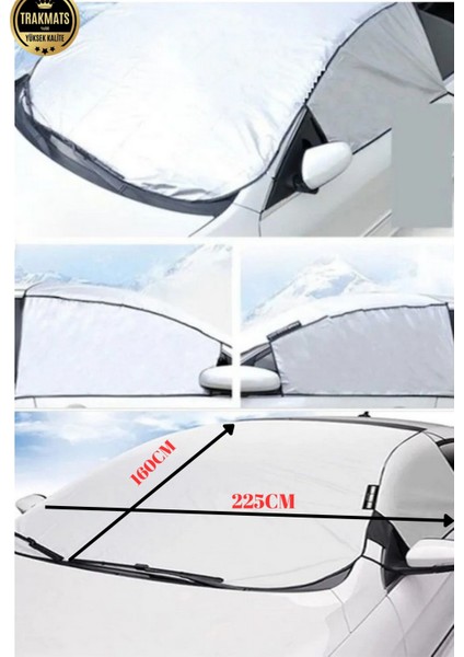 Renault Clio 2 1998-1999-2000-2001-2002-2003-2004-2005 Buzlanma Önleyici Araba Cam Üstü Kar Örtüsü Su Geçirmez Ön/yan Cam Koruma/oto Güneşlik