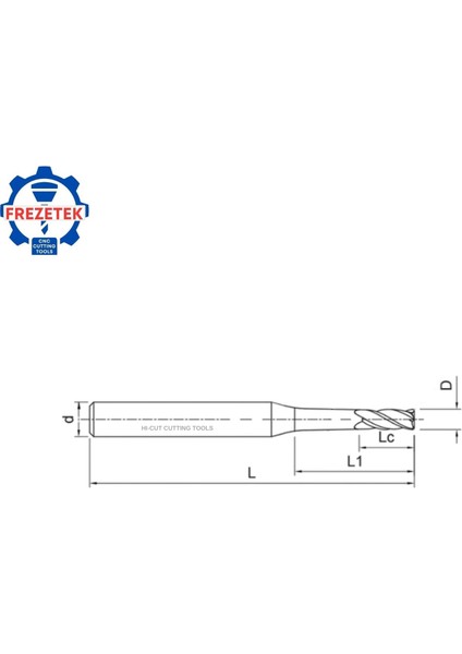 2.5 mm Düz Karbür Freze indirimleri