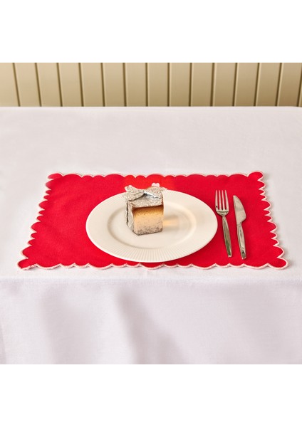 Soft Amore Amerikan Servis - Kırmızı - 30X50 cm