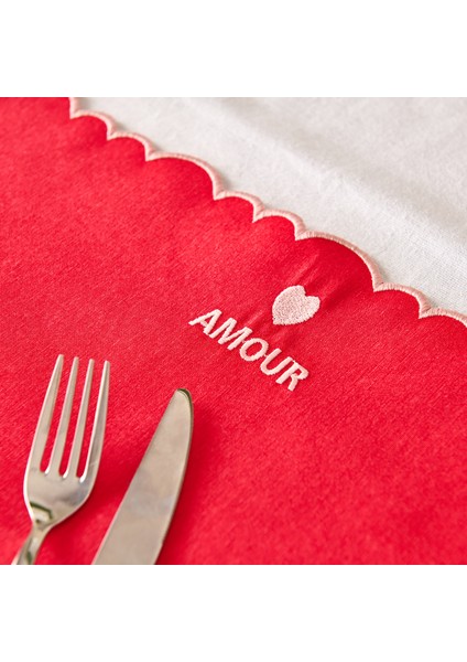 Soft Amore Amerikan Servis - Kırmızı - 30X50 cm indirimleri