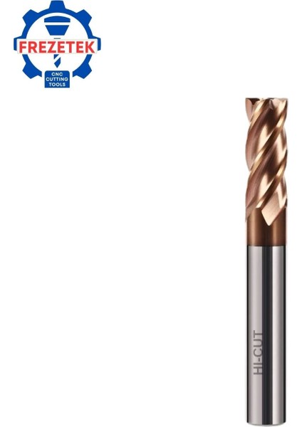 6 mm Düz Karbür Freze