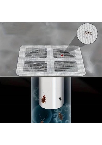 50'li Yapışkanlı Gider Filtresi | Saç Kıl Tutucu Süzgeç Banyo Mutfak Tıkanıklık Önleyici Set modelleri