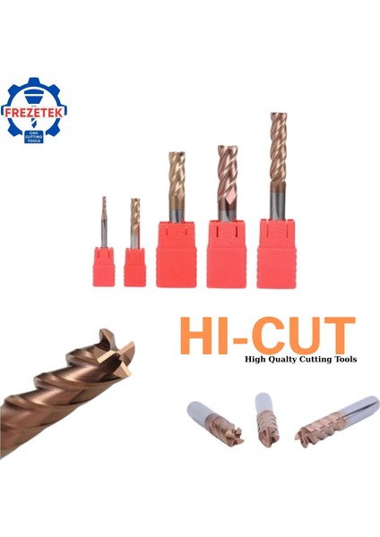 8 mm Düz Karbür Freze