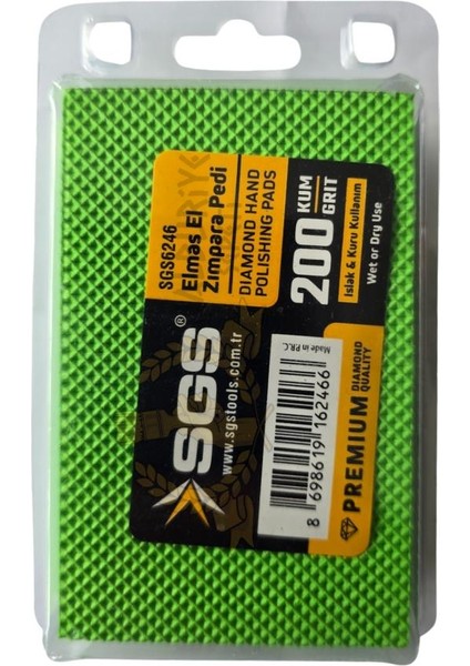 Islak ve Kuru Elmas El Zımpara Pedi - 200 Kum - 1 Adet fırsatları