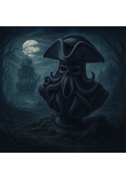 3D Davy Jones Lanetli KAPTAN-176