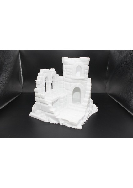 3D Minyatür Şavaş Kale KALINTISI-145 modelleri