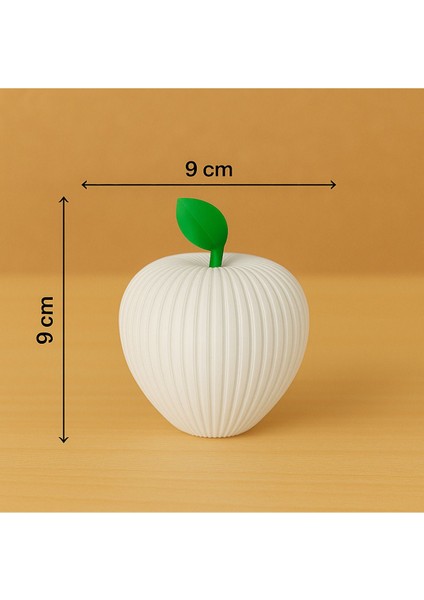 3D Elma Süsü BEYAZ-212 fiyatları