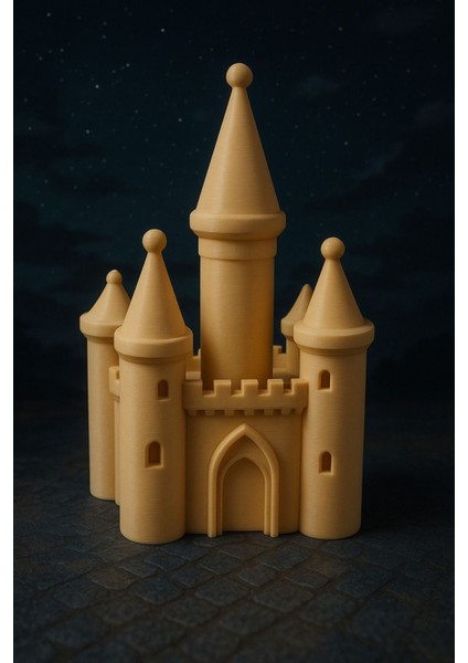 3D Peri Kalesi KAHVE-140