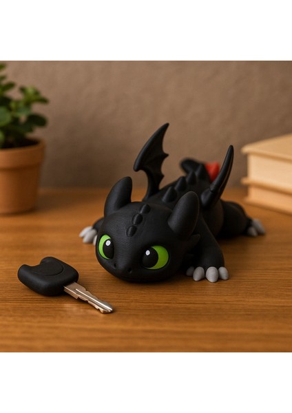 3D Dişsiz Dragon HAREKETLI-153