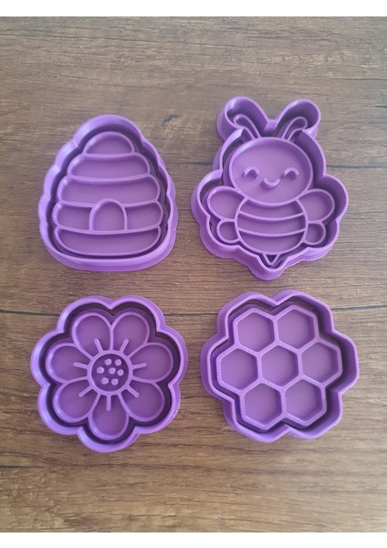 Arı,çiçek,petek,kovan Kurabiye Kalıbı,hamur Kesici