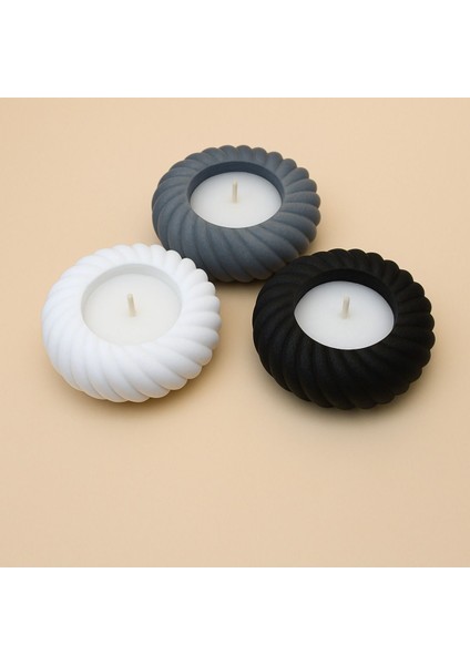 3D 3lü Spıral Mumluk 38 MM-300 fiyatları
