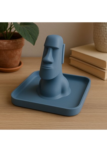 3D Moai Gözlük Tutucu, Anahtar TEPSISI-168 fiyatları