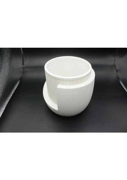 3D Ekici Kırığı Saksı BEYAZ-216 fiyatları