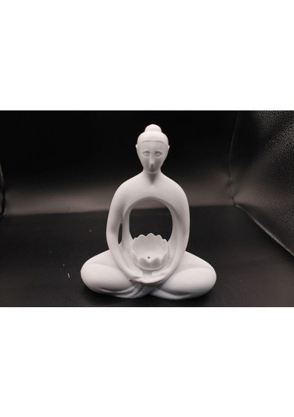 3D Lotuslu Meditatif HEYKEL-147